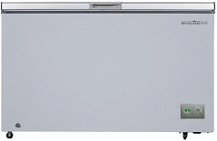 SNOWCAP CF-400 S 380 л серебристый (ларь, глухая крышка) Морозильный ларь