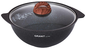 KUKMARA кгг47а а/пр литой 4,5л д/плова стекл/кр Granit ultra blue Казан