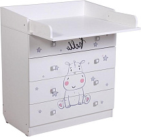 ФЕЯ Комод Фея 1580 Бегемотик, белый (1 кор) Комод ФЕЯ Комод Фея 1580 Бегемотик, белый (1 кор)