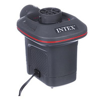 INTEX Насос электрич/ QUICK-FILL (12В от прикуривателя,3 насадки) Новый дизайн.(в коробке) Арт. 66636 Насос электрический