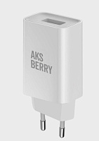 AKSBERRY (6900221590011) T40 QC30 (белый) СЗУ AKSBERRY (6900221590011) T40 QC30 (белый)