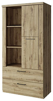 АНРЭКС DOORSET Шкаф 1D2S3N. Цвет ДУБ НАВАРРА (2 уп.) Модульная мебель