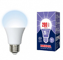 VOLPE (UL-00004471) LED-A70-25W/6500K/E27/FR/NR Форма A матовая Серия Norma 6500K Лампа светодиодная