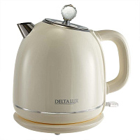 DELTA LUX DE-1018 (1,7 л. металл/пластик) Чайник электрический