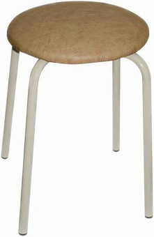 VIOLET 8001/2 Табурет круглое сидение (бежевый) 800102 Табурет