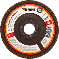 KRANZ (KR-90-0010) Круг лепестковый торцевой, P24, 125х22,2мм Торцевой круг
