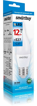 SMARTBUY (SBL-C37Can-12-60K-E27) 12W/6000/E27 Лампа