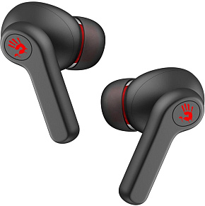 A4TECH Гарнитура внутриканальные Bloody M30 черный/красный беспроводные bluetooth в ушной раковине (M30 (BLACK+RED)) Наушники