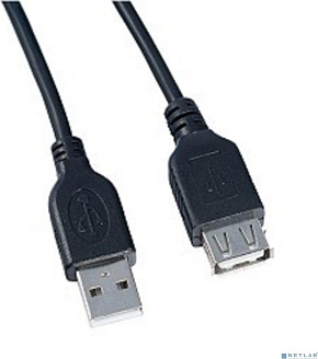 PERFEO Кабель USB2.0 A вилка - А розетка, длина 5 м. (U4505)