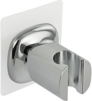 САНАКС 1021 Кронштейн для душевой лейки пластиковый поворотный с комбинированным креплением цвет ХРОМ Кронштейн для душевой лейки САНАКС 1021 пластико