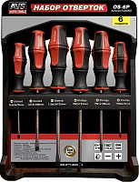 AVS TOOLS OS-6P с крепежной планкой (6 предметов)