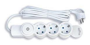 СПУТНИК Mi303 3*1.00мм 1,5м Сетевой удлинитель