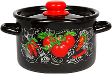 СТАЛЬЭМАЛЬ 1с16с/1 Помидорки эмал 2,9л черная