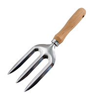 ЕГ (17804) WOOD Вилка посадочная 26,5 см - 25/100 ВИЛКИ, ТЯПКИ, СОВКИ, КОРНЕУДАЛИТЕЛИ, БУРЫ