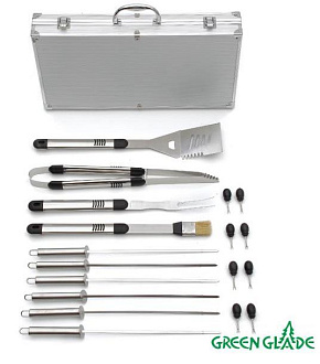 GREEN GLADE Набор для гриля 18пр SC007 Набор для гриля