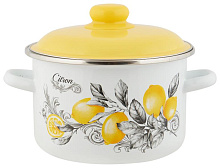 APPETITE 6RD181M CITRON эмал цил 3,0л Кастрюля APPETITE 6RD181M CITRON эмал цил 3,0л