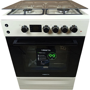 VESTA Valencia VGE 6042.1245678 Беж Плита газоэлектрическая VESTA Valencia VGE 6042.1245678 Беж