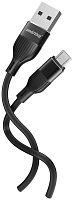 SMARTBUY (iK-12-S72b) S72 MicroUSB черный, 2.4 А, сил., 1м Кабель