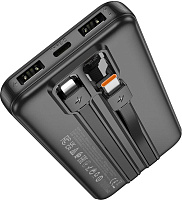 HOCO (6942007608046) J118 Black - 10000mAh 3USB Power bank