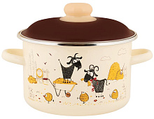 APPETITE 6RD181M Подворье эмал цил 3,0л Кастрюля APPETITE 6RD181M Подворье эмал цил 3,0л