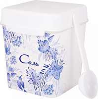 АЛЬТЕРНАТИВА М7809 Шале 1,2л (соль)(с ложкой) Емкость для хранения