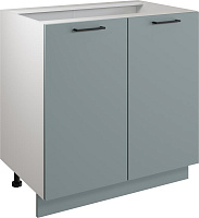МЕБЕЛЬ-КОМПЛЕКС Шкаф - стол 80см с двумя дверцами Simple Н800 Пыльный Зеленый (1 кор.) Кухонный модуль