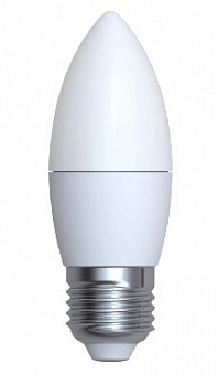 VOLPE (UL-00003798) LED-C37-7W/NW/E27/FR/NR Белый свет 4000K Лампа светодиодная