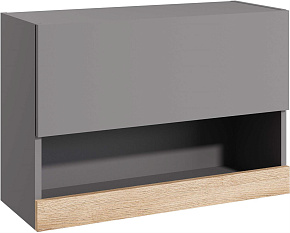 МЕБЕЛЬ-КОМПЛЕКС ЙОРК Полка навесная с дверкой Серый шифер/Дуб Делано Модульная мебель