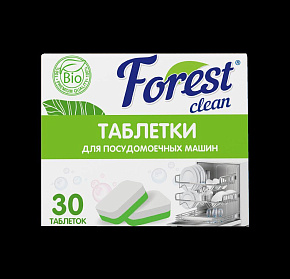 FOREST CLEAN Таблетки для Посудомоечной машины 30 шт Таблетки для Посудомоечной машины