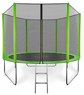 GETACTIVE JUMP 10FT с внешней сеткой и лестницей зеленый (J10L) Батут