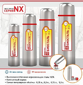БИОСТАЛЬ NX-750 0,75 Термос