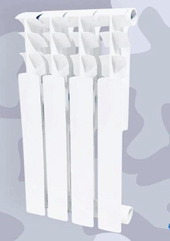 PROFI BI 500/80 B20 биметаллический 4 секции 00-00025018 Радиатор биметаллический