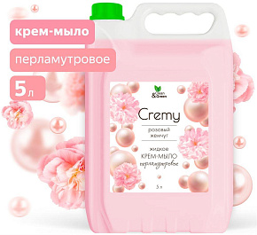 CLEAN&GREEN CG8356 Cremy розовый жемчуг жидкое с перламутром увлажняющее 5л Крем-мыло