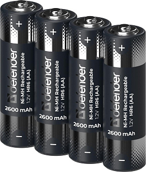 DEFENDER (56512) HR6-2BL 2600 mAh АА, Ni-MH, блистер, 2 шт Аккумулятор