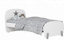 POLINI Кровать детская Polini kids Mirum 1910, белый (2кор) Кровать POLINI Кровать детская Polini kids Mirum 1910, белый (2кор)