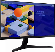 SAMSUNG Монитор 24 S24C314EAU черный IPS LED 5ms 16:9 HDMI полуматовая 250cd 178гр/178гр 1920x1080 75Hz FreeSync VGA FHD 2.8кг