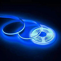 ECOLA P2CB14ESB LED strip PRO 14W/m 24V IP20 10mm COB 512Led/m Blue светодиодная лента на катушке 5м. синий Светодиодная лента на катушке