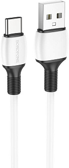 BOROFONE (6974443386813) BX84 USB 3.0A для Type-C White 1 м Кабель