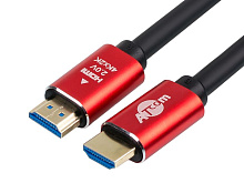 ATCOM (АТ5943) Кабель HDMI 5М (Red/Gold, в пакете) VER 2.0 Кабель HDMI