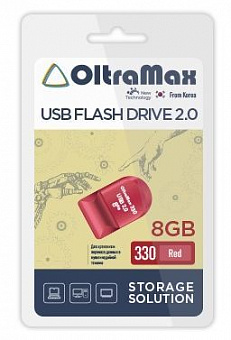 OLTRAMAX OM-8GB-330-Red USB флэш-накопитель