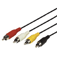 REXANT (17-0301) 4х4 RCA 1,0м