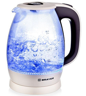 BRAYER BR1045BN (1,8л. стекло) Чайник электрический