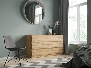 НК-МЕБЕЛЬ STERN комод Т-6 (16 мм) 6-я Дуб Вотан 72676283 (2 кор.) Комод