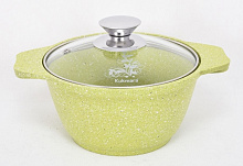 KUKMARA к11tsl а/пр литая 1,0л стекл/кр Trendy style lime Кастрюля KUKMARA к11tsl а/пр литая 1,0л стекл/кр Trendy style lime
