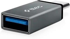 TTEC Конвертер Type-C - USB-A 3.0 OTG Converter. Цвет: серый