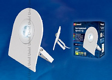 UNIEL UL-00000389 ULF-F10-50W/DW IP65 180-240В Корпус белый Прожектор светодиодный