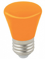 VOLPE (UL-00005642) LED-D45-1W/ORANGE/E27/FR/С BELL Лампа декоративная светодиодная