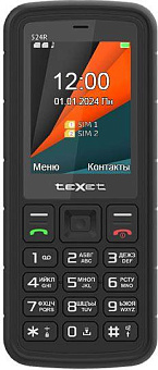 TEXET TM-524R черный Телефон мобильный