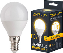 ENERGY LED G45-10-E14-3000 (109318) Лампа светодиодная