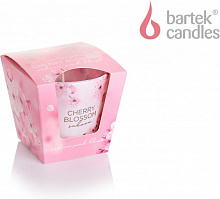 BARTEK ароматизированная в стакане - Вишневый цвет 115гр (Cherry Blossom) Свеча